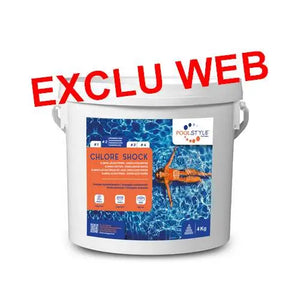 CHLORE CHOC GRANULES SCEAU 4 KG - Ferte Piscines : Pisciniste Aube - Troyes Aube