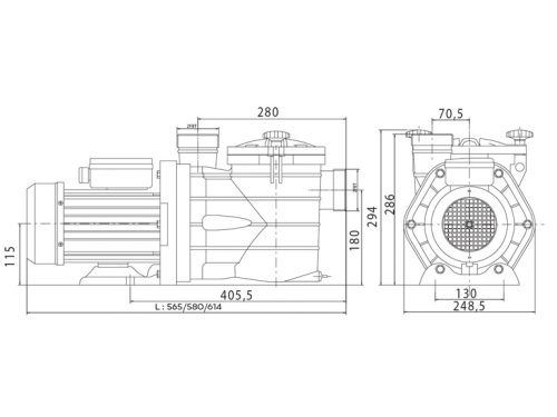 Pompe de filtration MJB 2,50 Cv