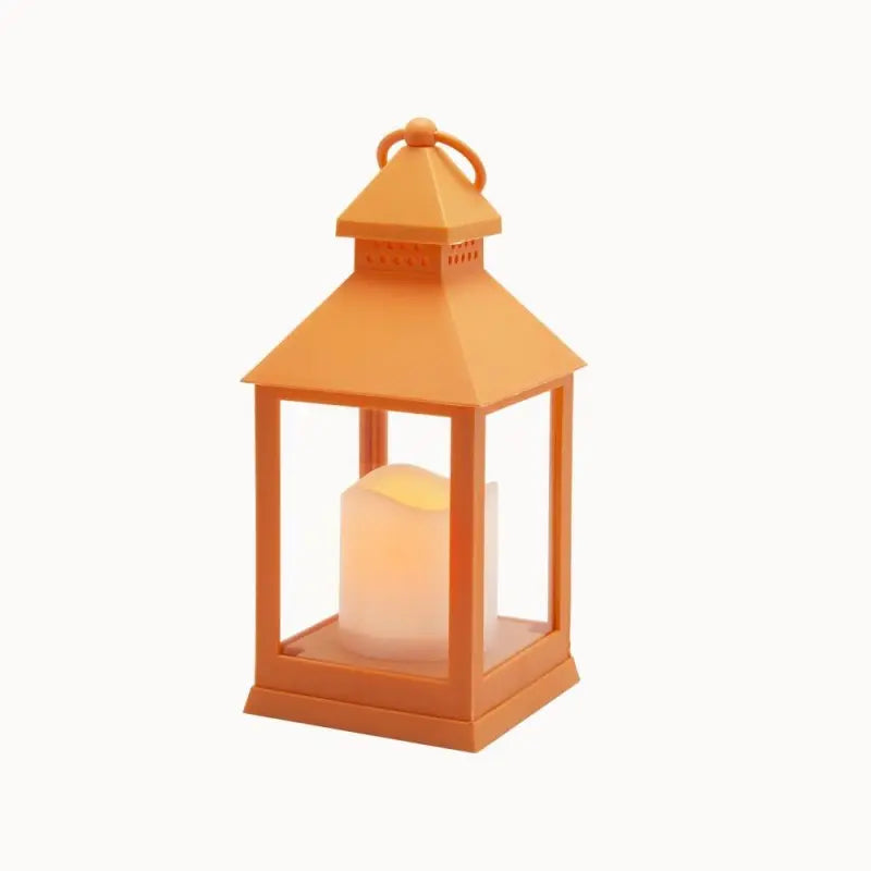 Petite Lanterne Tempête Bleue – Lampe à Pétrole Traditionnelle, Taille Moyenne
